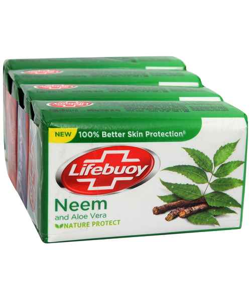 Lifebuoy Neem  Bath Soap 100g X 4N = 400g